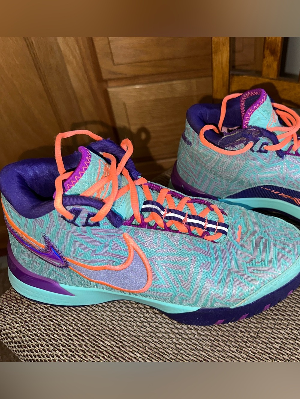 NikeZoom LeBron NXXT Genisus EP 'Hyper Turquoise Court Purple Mango